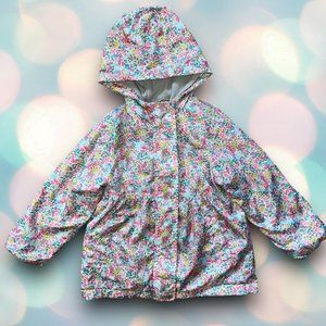 Carter’s Girl’s Floral Lightweight Jacket Windbreaker Size M 5/6